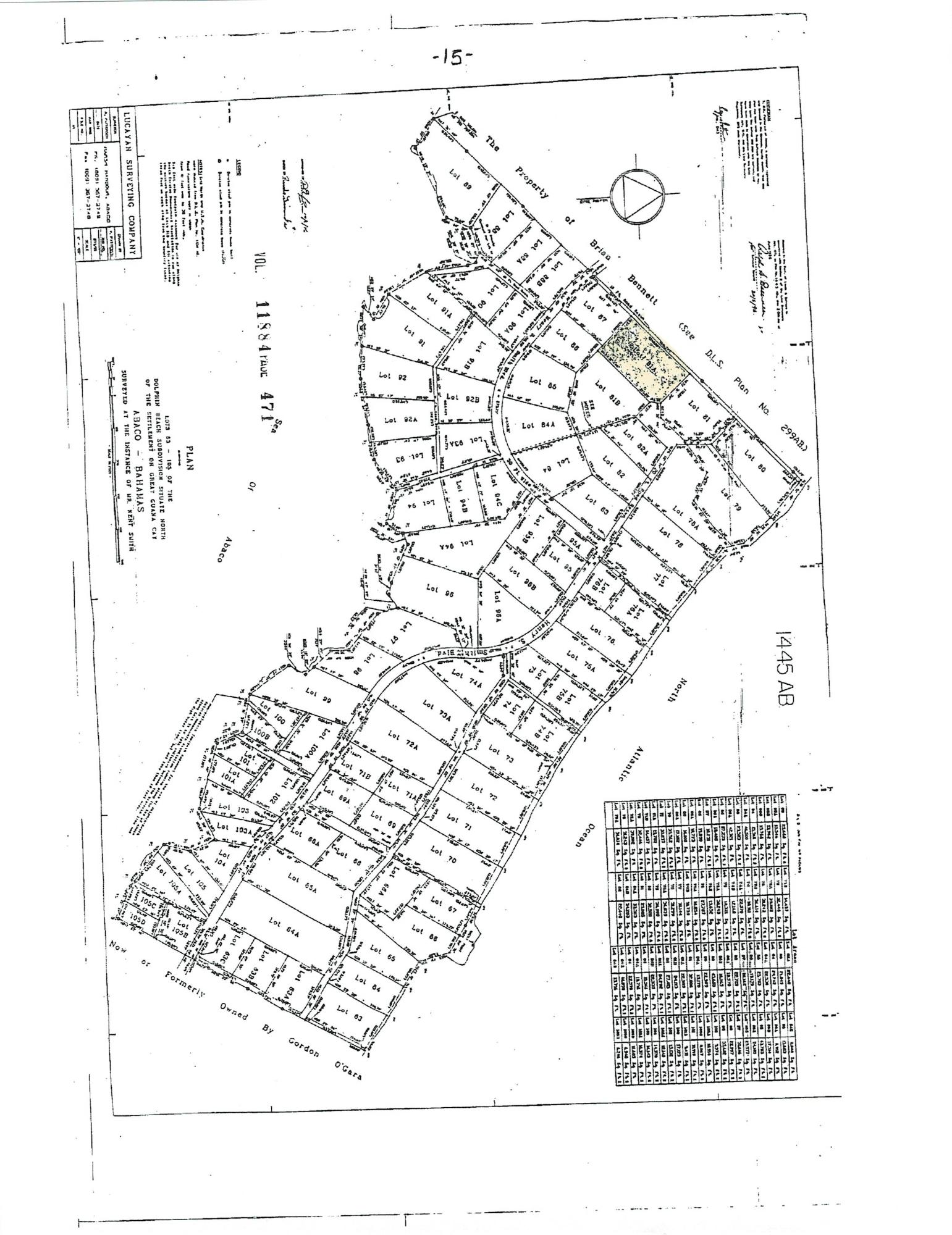 MLS# 58098 Dolphin Beach Estate Guana Cay Abaco