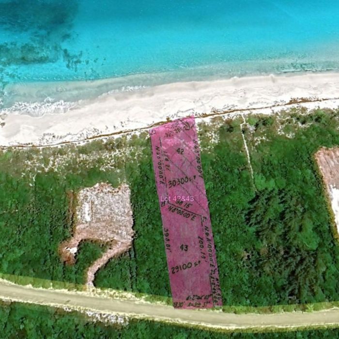 MLS# 59141 Beach Front Property Great Harbour Cay Berry Islands