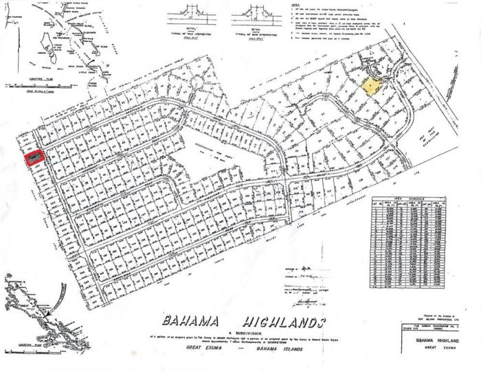 MLS# 60525  Bahama Highlands Exuma & Exuma Cays