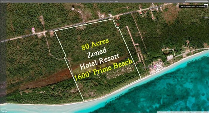 MLS# 60644 80 Acre Tract  Grand Bahama/Freeport