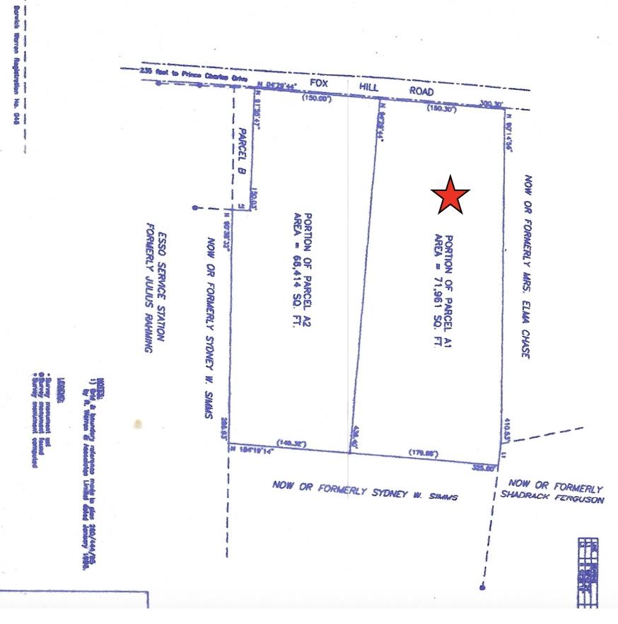 MLS# 63003 Fox Hill Acreage  New Providence/Paradise Island