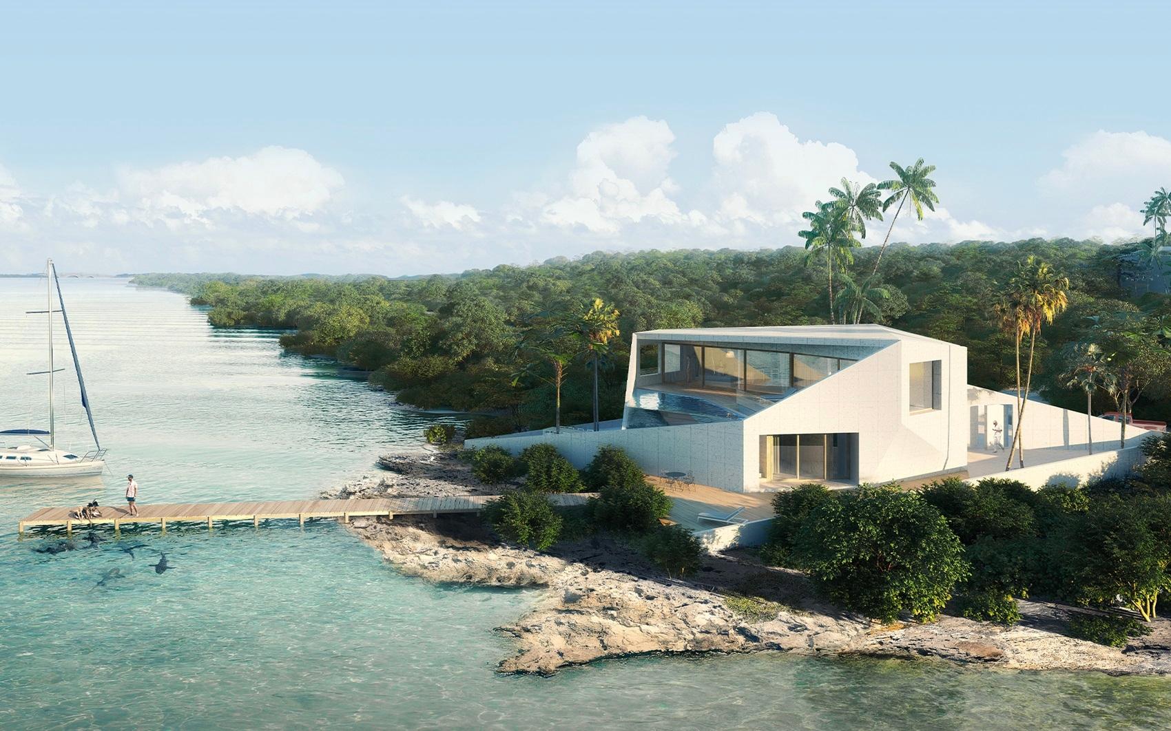 MLS# 66133 THE DIAMOND HOUSE Flamingo Bay Exuma & Exuma Cays