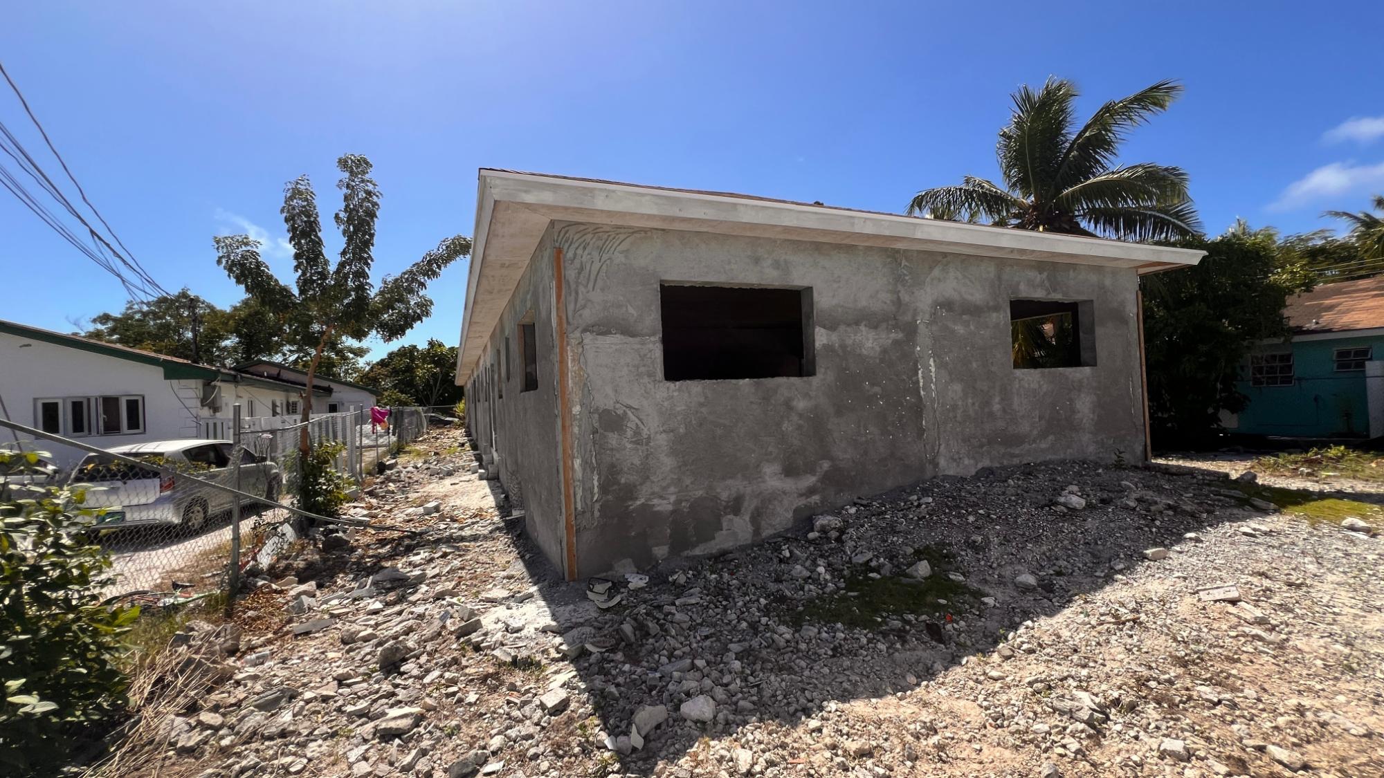 MLS# 66187 Incomplete Fourplex Joe Farrington Road New Providence/Paradise Island